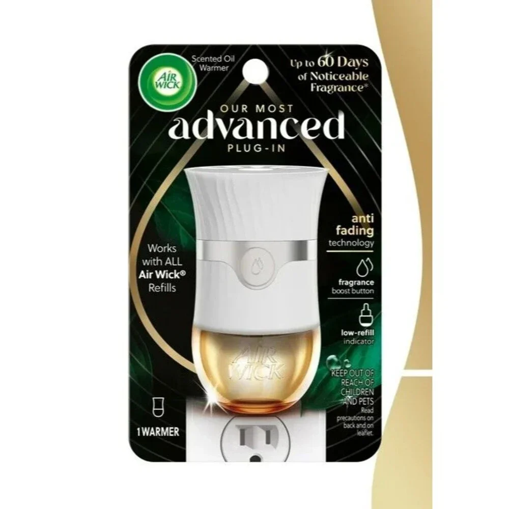 Air Wick Advanced Plug-In Scented Oil Gadget – Home Air Freshener (3-Pack) - New